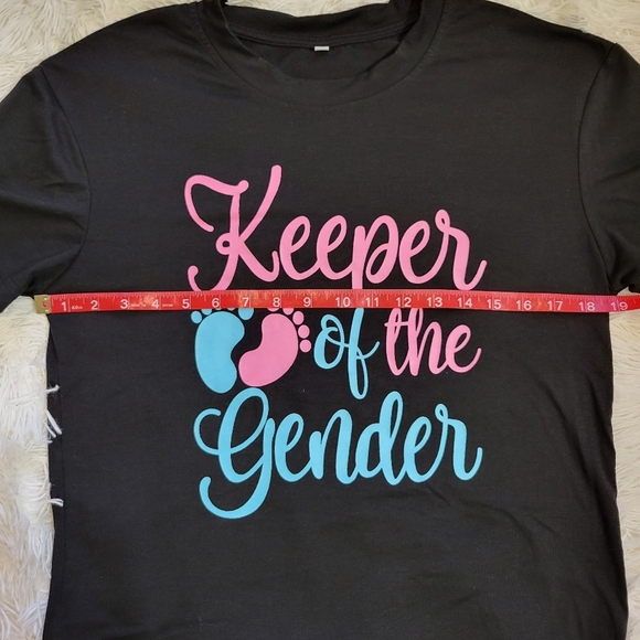 Keeper of the Gender Women Black T shirt size S - Picture 5 of 5